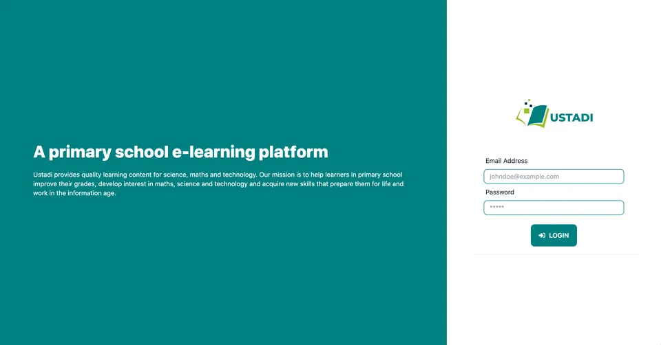 Ustadi E-learning Platform screenshot 1