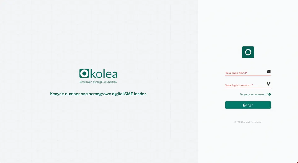 Okolea Digital Lending Platform screenshot 2