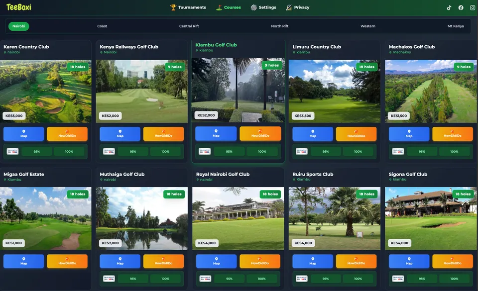 Teeboxi Golf Management Platform screenshot 2