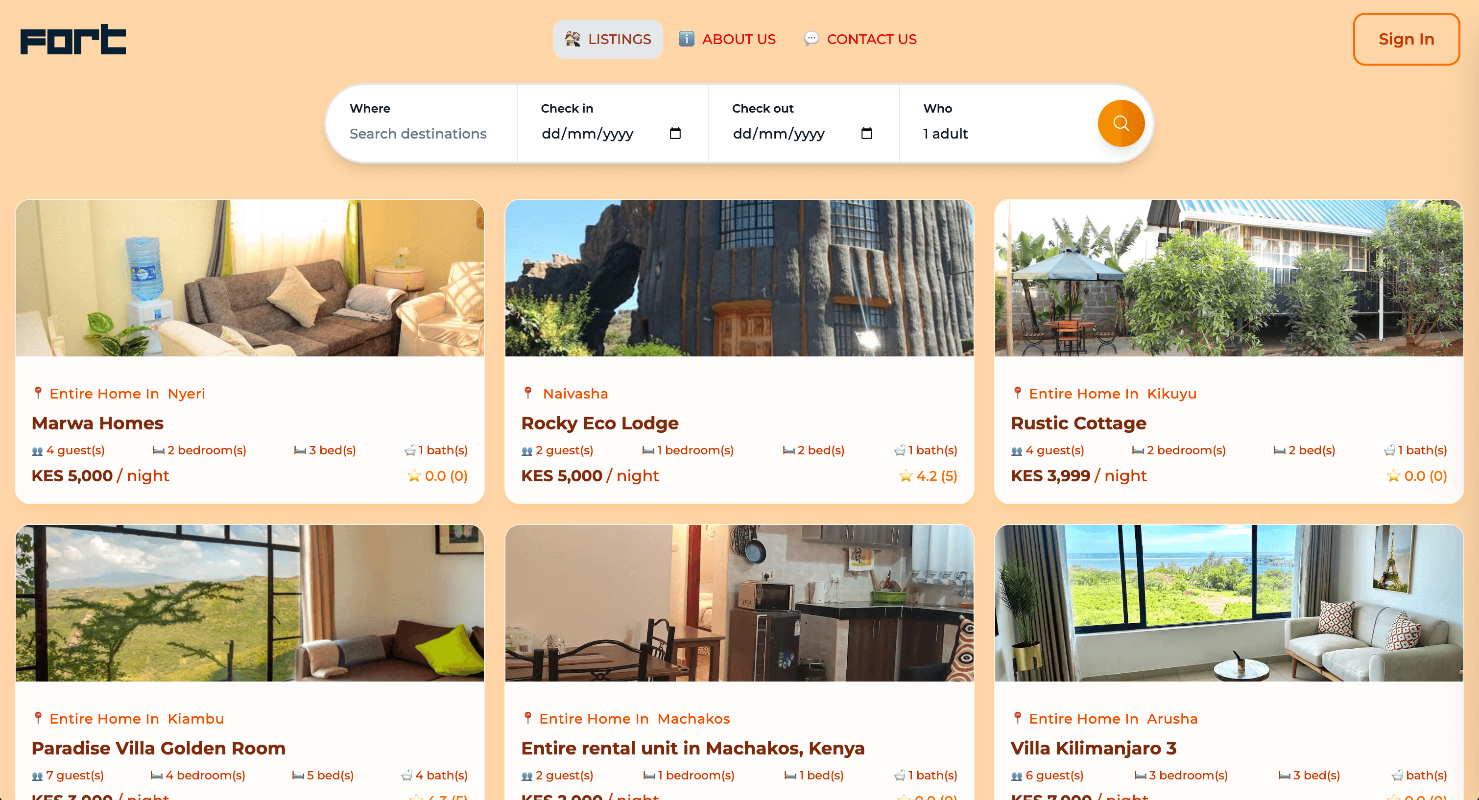 Fort Living Properties Platform